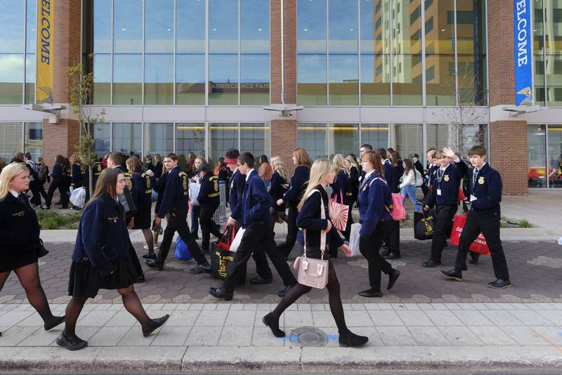 FFA students visit Indianapolis for the National FFA Convention.