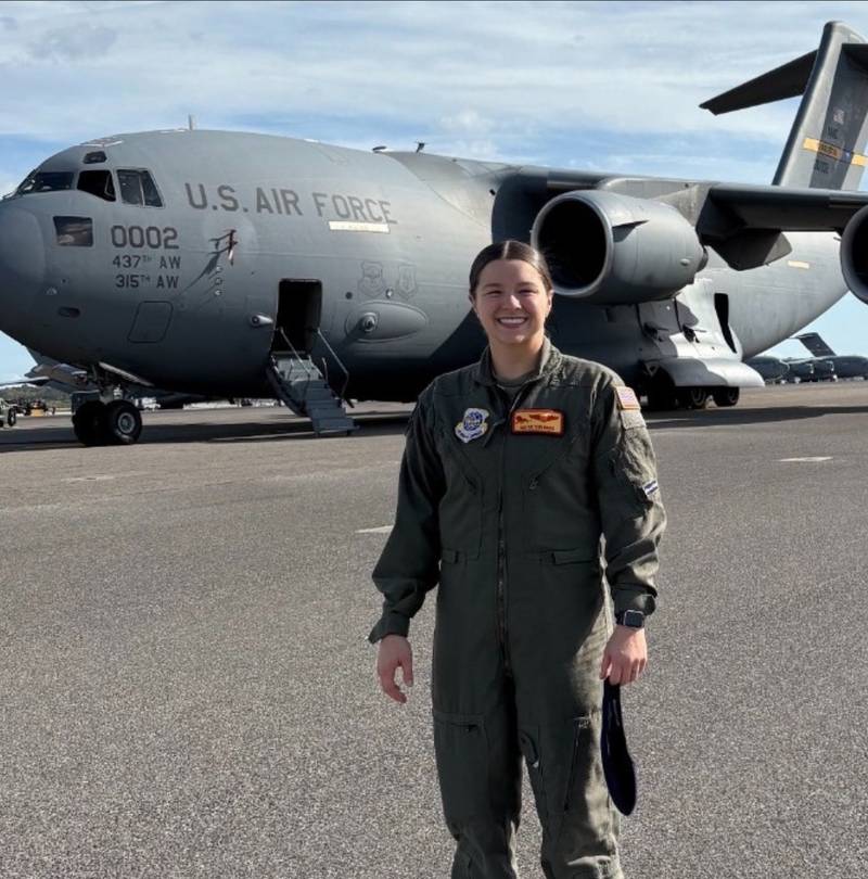 4-H alumna Kaitlyn Hicks serves in the U.S. Air Force.