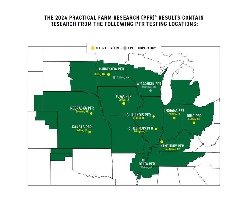 Beck’s 2024 Practical Farm Research Book includes research from two new locations this year: Salina, Kansas, and Olivia, Minnesota.