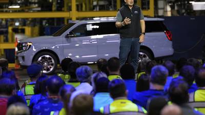Ford says its Q1 profit fell by two-thirds