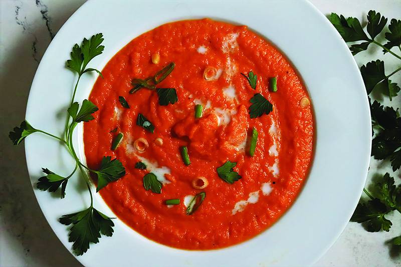 Enjoy the flavors of spring with every spoonful of Roasted Carrot and Coconut Soup.
