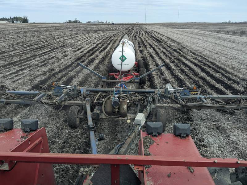 Unless rain in the forecast is going to keep you out of the field for a long while, it is often wise to wait a little longer after your soil reaches 50 degrees before applying anhydrous because chances are that temperatures will warm back up again.