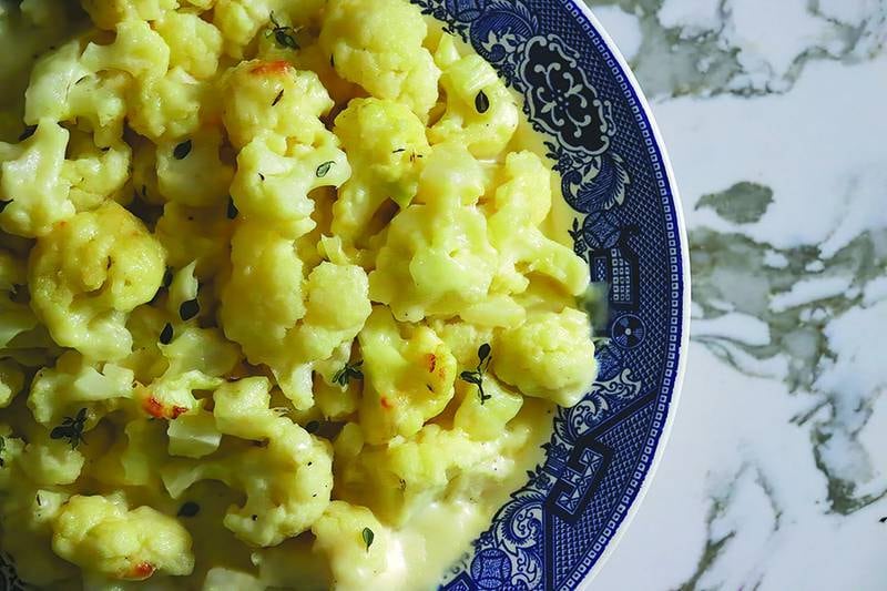 Creamy, cheesy and golden-baked, this cauliflower au gratin turns a simple side into a showstopper.