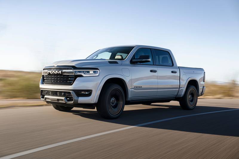 The 2026 Ram 1500 Rev combines a gas engine that acts as a generator, a big battery pack, and two electric motors to make an electrified pickup like we’ve never seen before.