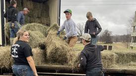 Tornado relief effort: Teen donates hay, supplies to Kentucky farms
