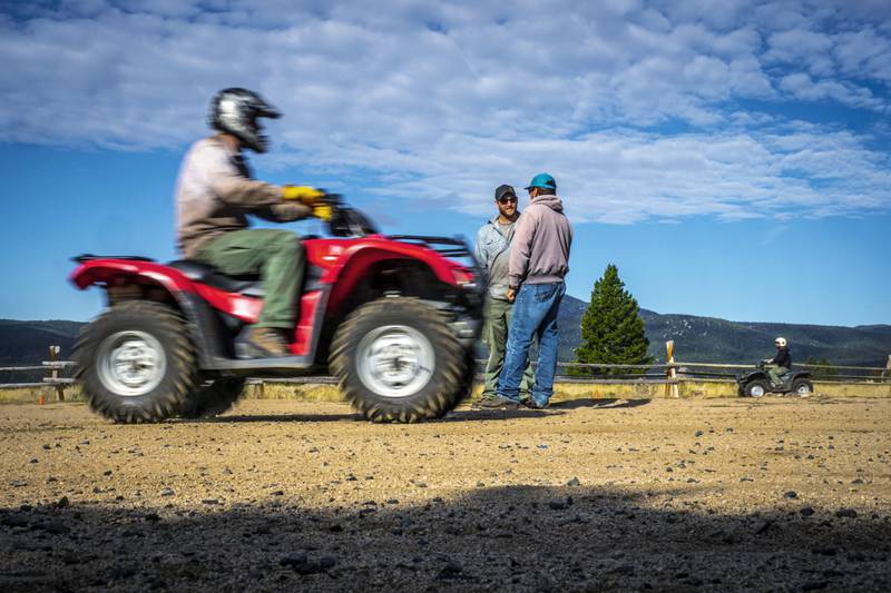 Wearing a helmet is must when it comes to ATV safety.