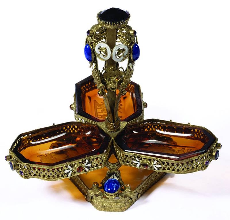 Most of us are used to having a saltshaker available at any meal. Ornately decorated salt dishes call back to a time when it was a luxury.