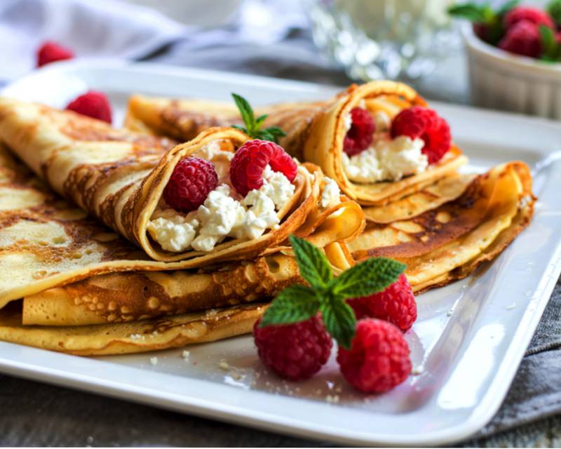 European-style crepes, known as palačinka, are perfect for every brunch occasion.