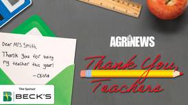 Thank you, agriculture teachers