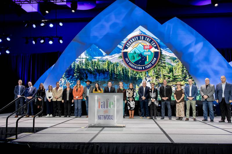 Two Indiana State Fair Commission executives were among those elected to positions at the International Association of Fairs and Expos during the IAFE Convention & Trade Show in Denver.