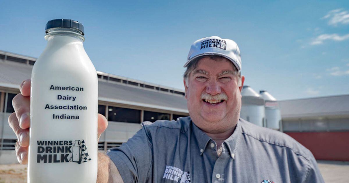 Dairy association hands milk to Indy 500 winner AgriNews