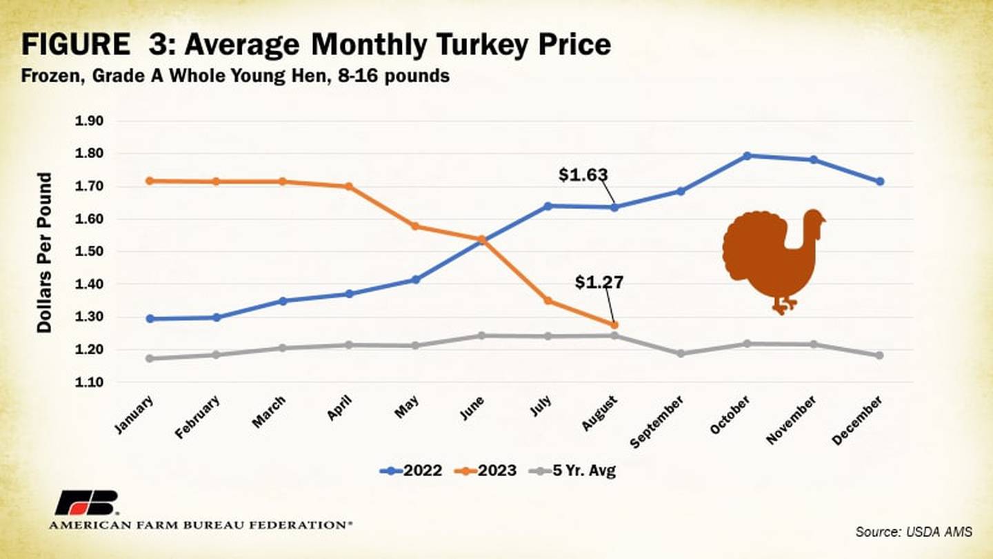 There is plenty of turkey — and the lower prices that come with strong supplies — to go around for Thanksgiving.