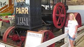 Historic tractor on loan from Smithsonian