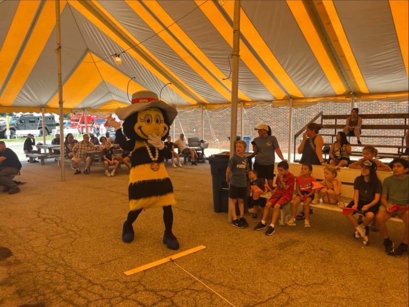 The official mascot of the Lake County Fair is Bea the Bee. Fairgoers can often spot Bea roaming the fairgrounds and participating in community events.