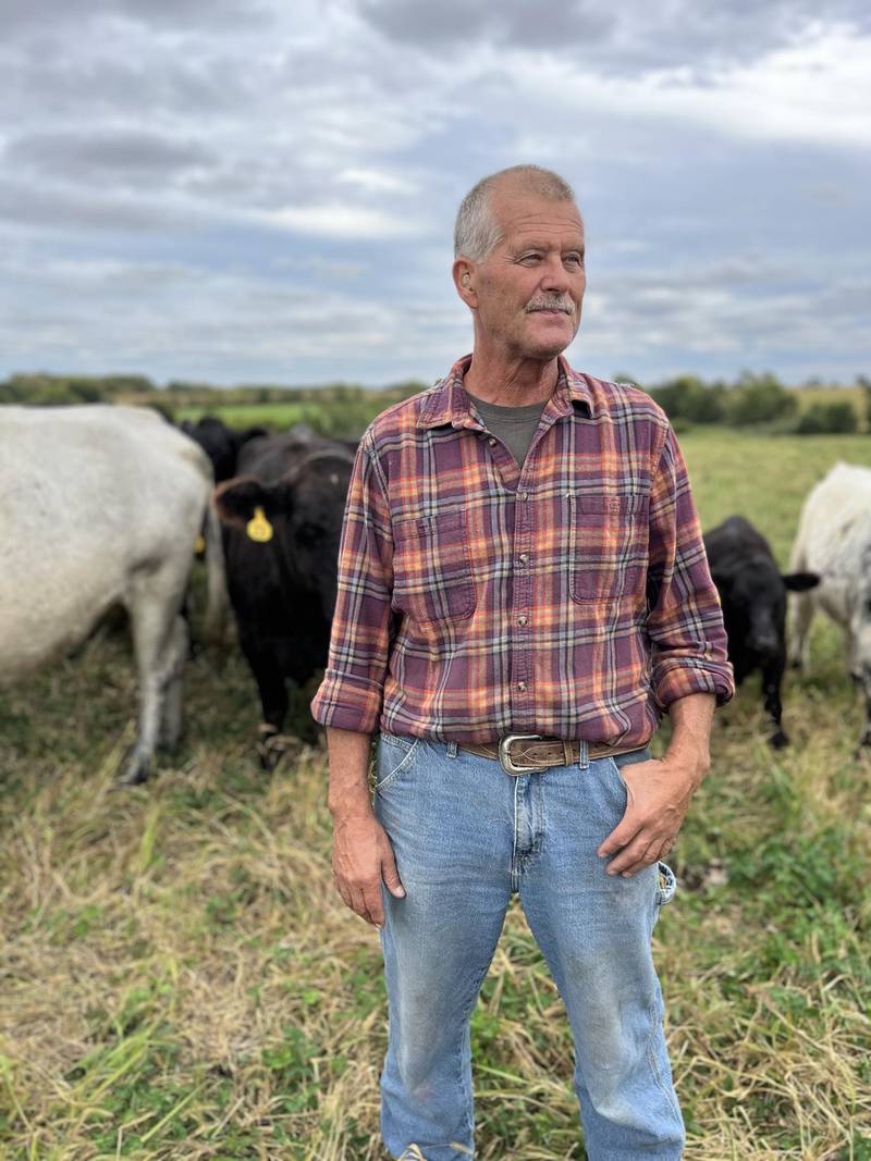 Dan Sanderson, of Clare, Illinois, was presented with the 2025 Illinois Leopold Conservation Award at the Farm Progress Show.