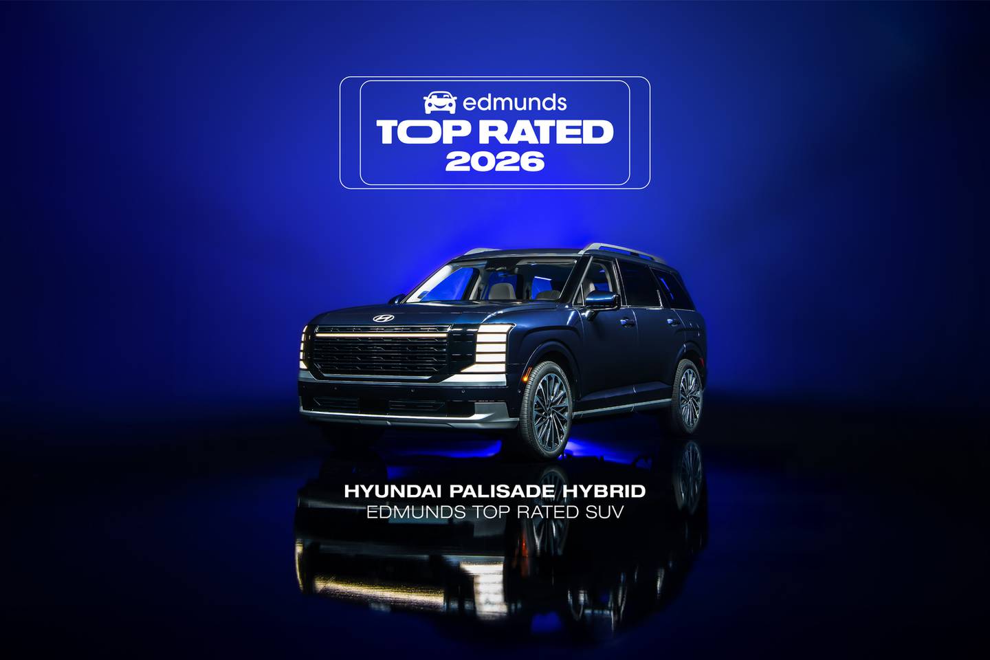 The Hyundai Palisade Hybrid is the Edmunds Top Rated SUV for 2026.