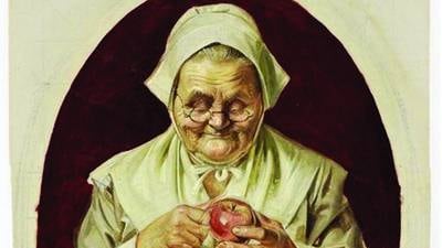 Antiques & Collecting: ‘Peeling Apples’ illustration has appeal