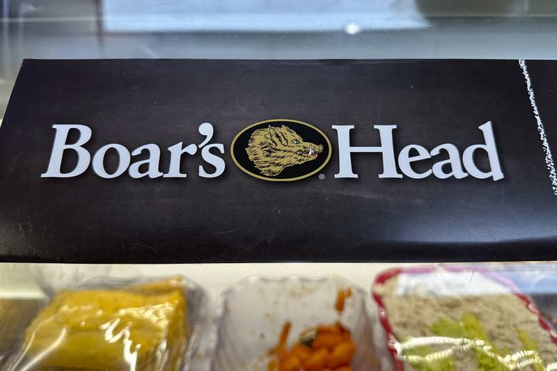Boar’s Head logo is seen at a bodega in New York.