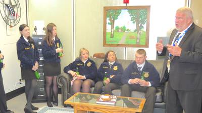 FFA visits hit home for Meier