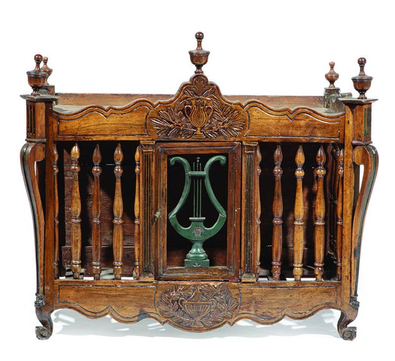 Would you want to give something as elaborate as this name as mundane as “bread box”? A French Provincial piece practically demands the French name “panetiere.”