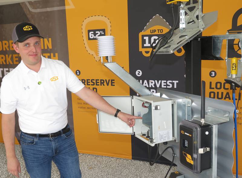 Alan Lockwood, GSI product manager — grain, notes the latest features that were added to the GrainVue system aimed at providing farmers with the information they need to better manage their crop in the bin.
