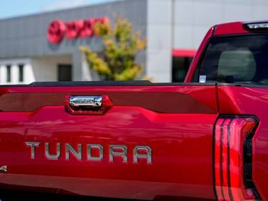 Toyota recalls 162,000 trucks over faulty screens