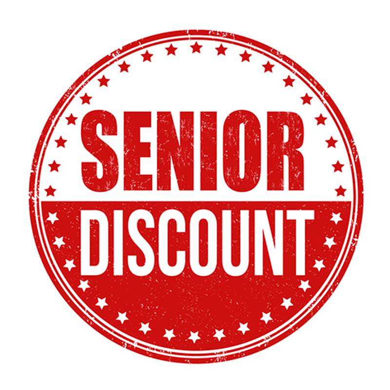 There are senior discounts for everything, from retail and restaurants to travel and leisure activities.