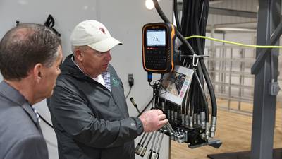 ISDA director visits dairy, animal clinic