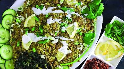 A high-protein pantry dinner