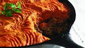 A zesty twist on comfort food: Curried Cottage Pie with Sweet Potato Mash