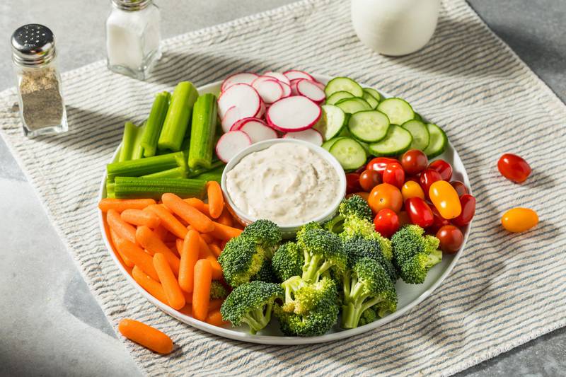 Kefir ranch dip.