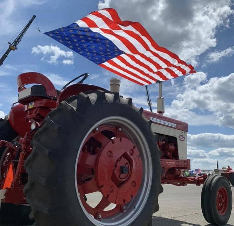 Every day at the Half Century of Progress starts with a flag-raising event, and that flag is the largest flying flag in the United States, an incredible 65 feet tall and 125 feet long.