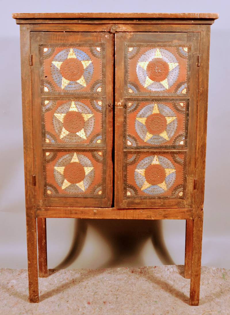 Pie safes like this one were a 19th century form of food storage.