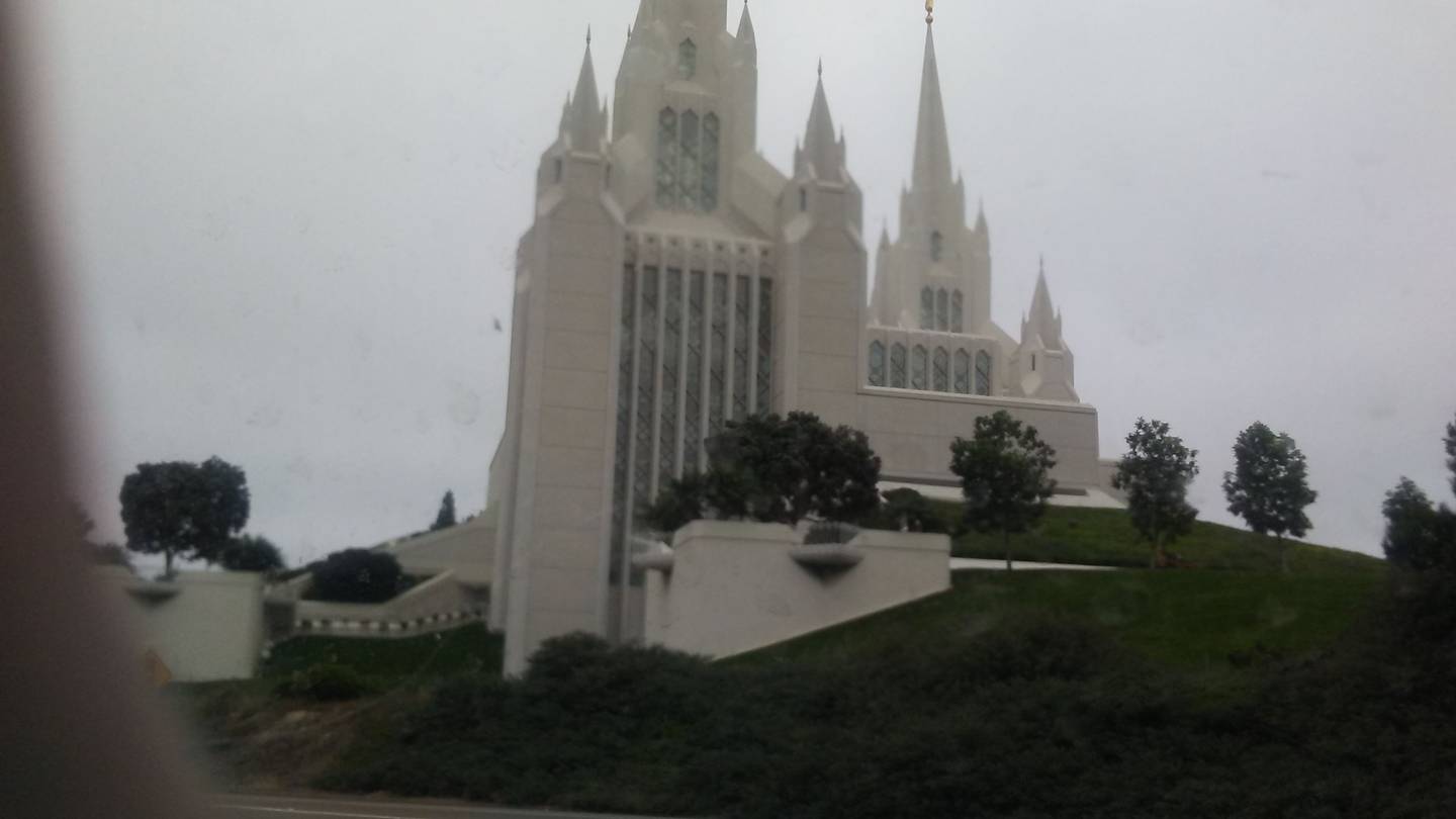 “Country church” — Norman Caudle: “LDS Temple.”