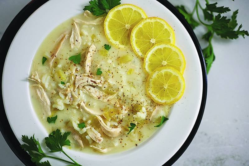 This classic Greek lemon chicken soup turns simple broth and leftovers into a silky, delicious meal.