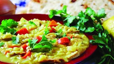 Love your leftovers with this non-traditional turkey soup