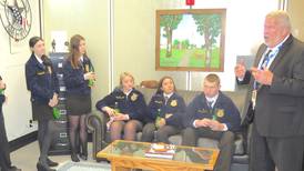 FFA visits hit home for Meier