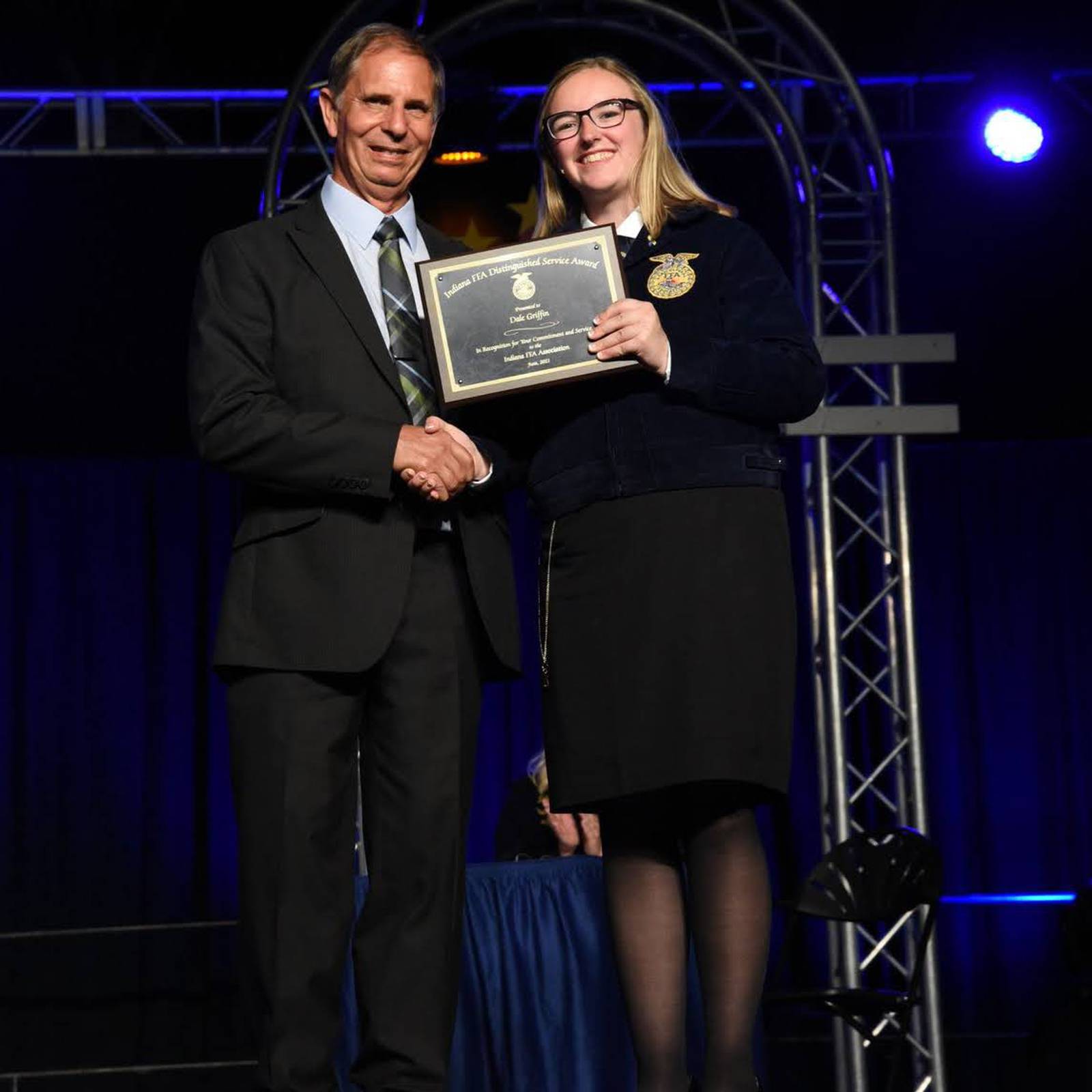 Indiana FFA honors agriculture educator with Distinguished Service