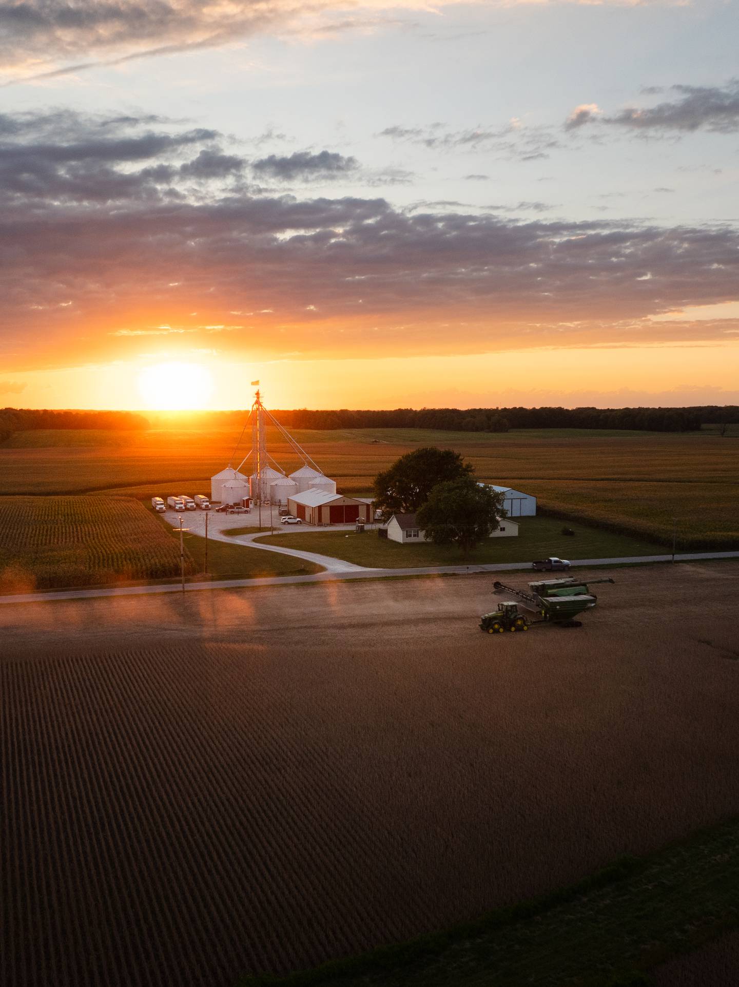 The Poynters grow corn and soybeans in Putnam County.