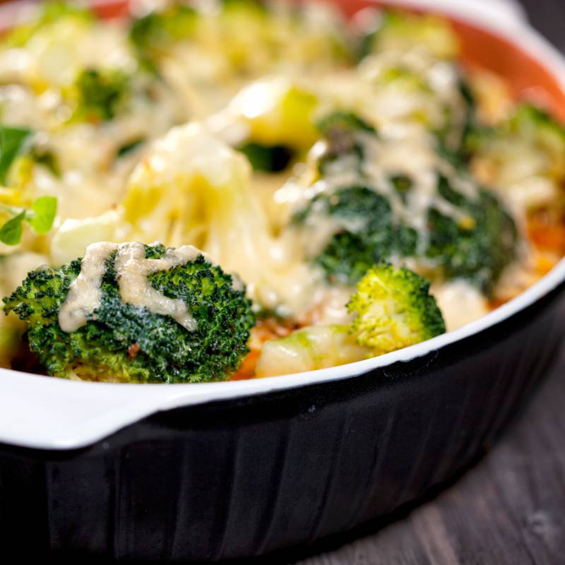 Baked Parmesan Veggie Casserole.