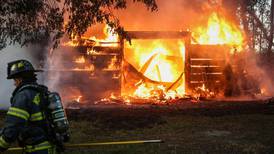 Barn outside Woodstock ‘complete loss’ following fire