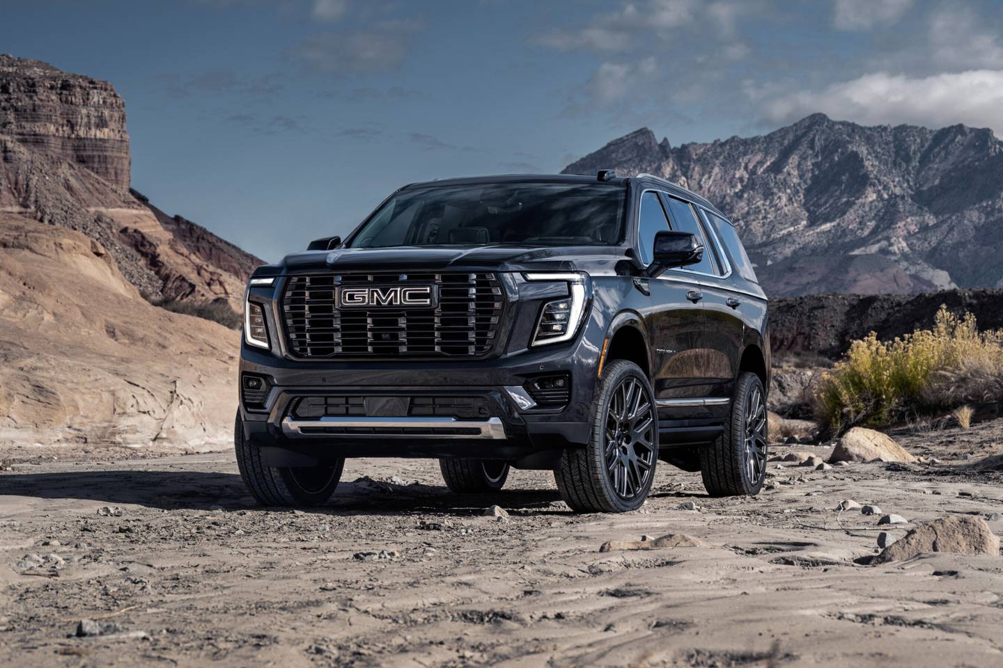 The 2026 Yukon by GMC is an upscale full-size SUV that can carry people in comfort, haul plenty of cargo and get impressive mpg with its available diesel-powered engine.