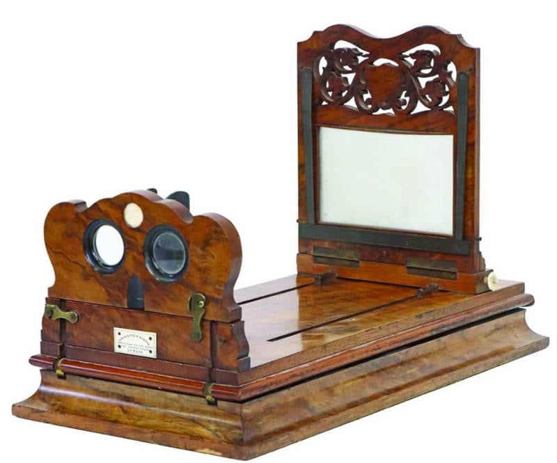 Art, science and entertainment come together in 19th-century optical devices Negretti and Zambra, makers of this stereo-graphoscope, were known for both their scientific instruments and their photography.