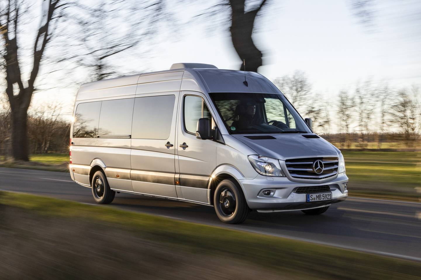The Sprinter van by Mercedes-Benz is an exceptionally roomy and surprisingly capable camping choice.