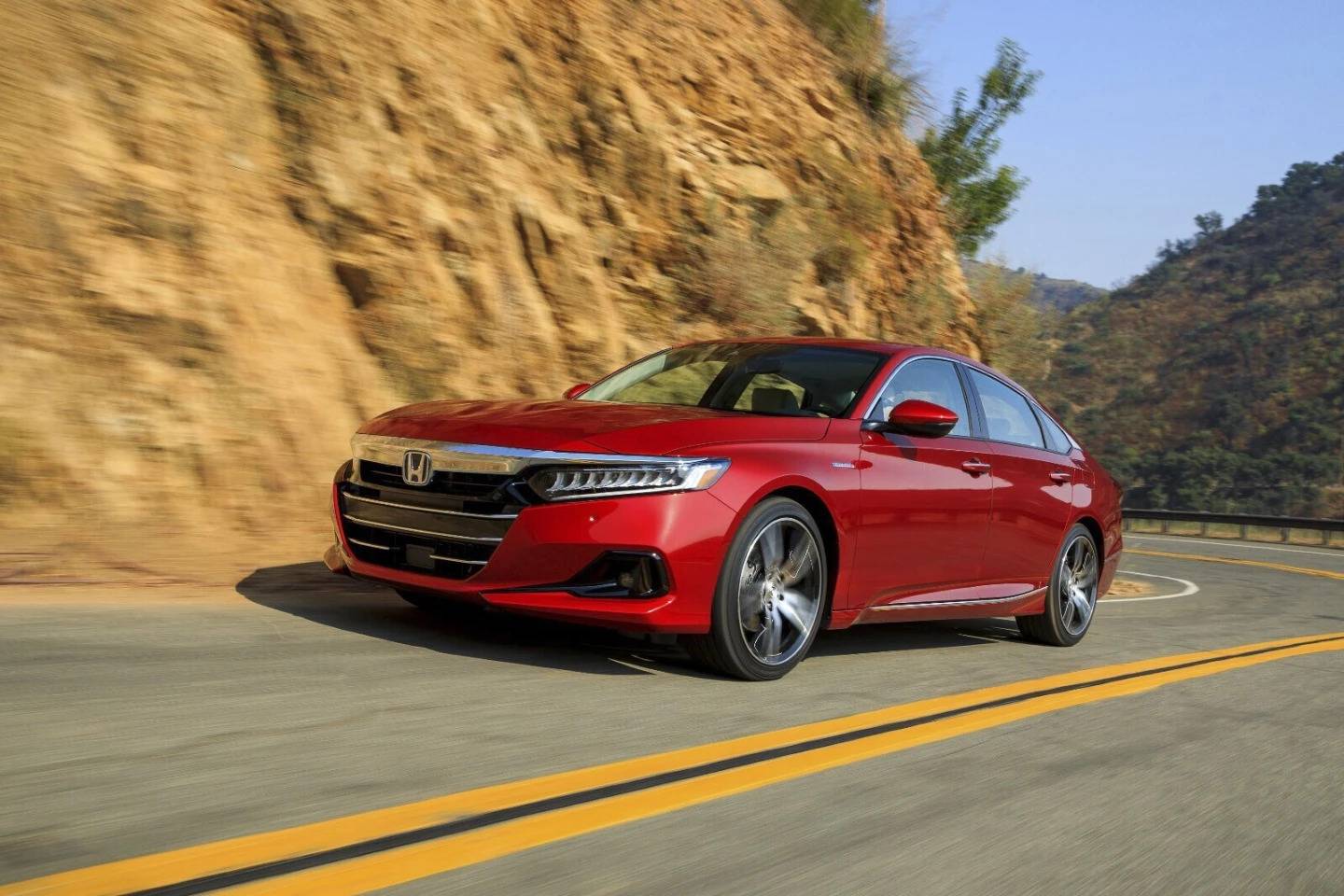 The EPA estimates Honda’s 2022 Accord Hybrid gets up to 47 mpg in combined city/highway driving.