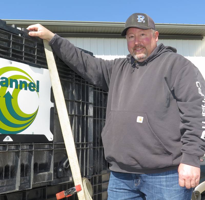 Dan Parker delivered seed to his customers recently before turning his attention to making final preparations for planting.
