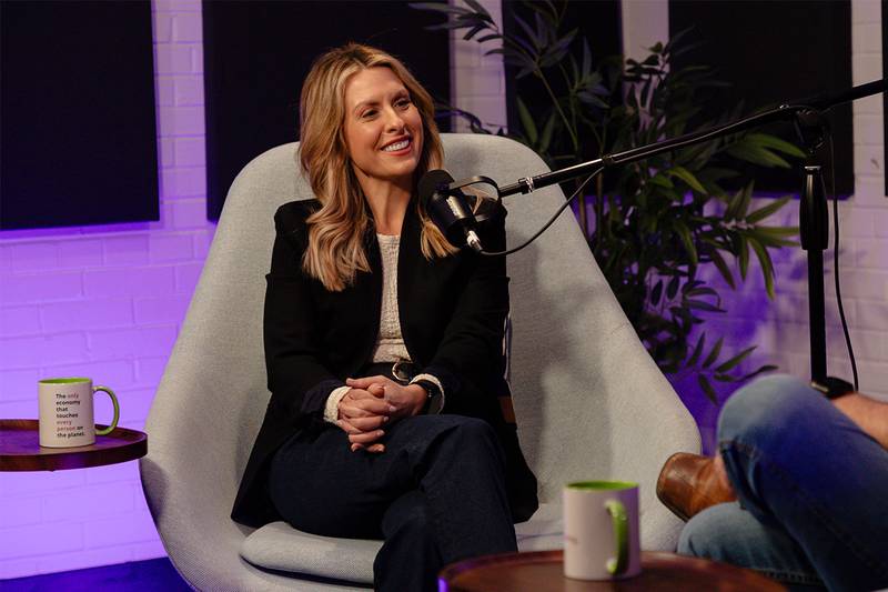 Natasha Cox, senior vice president of Farm Credit Mid-America, discusses ag technology during a podcast with AgriNovus.
