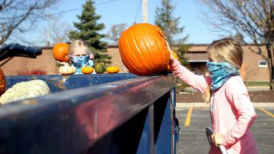 Calendar: Pumpkin recycling a smashing success