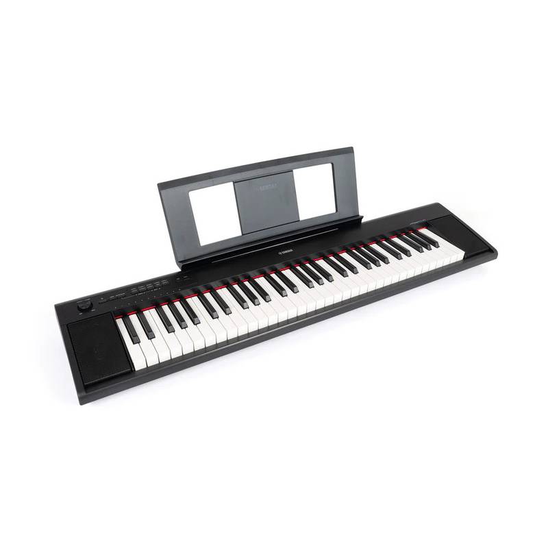As the only digital keyboard that offers simple piano playability in a 61-note format, the Yamaha Piaggero NP12 is ideal for those who don’t necessarily want all the extra bells and whistles usually associated with portable keyboard.