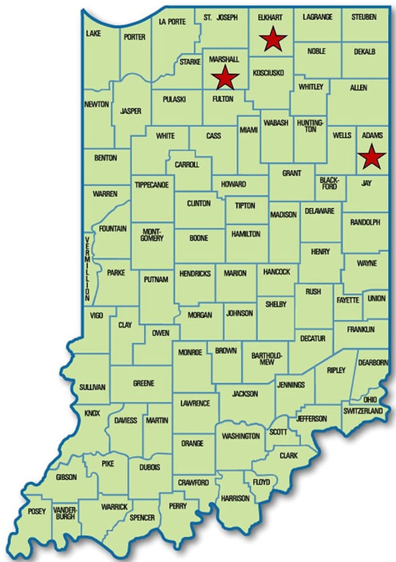 Three Indiana Dairy Producers regional meetings will take place in Middlebury, Monroe and Plymouth.
